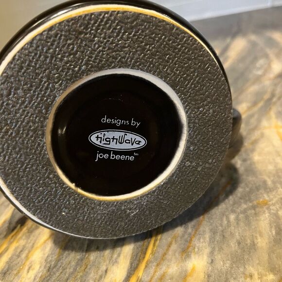 Mickey Mouse Portal Mug Black Ceramic 18oz Coffee Cup High wave Joe Beene - Picture 6 of 6